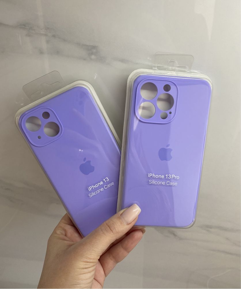 Чехол на IPhone 13,13Pro.Колір голубий,фіолетовий,рожевий.