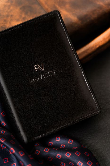 portfel męski ze skóry naturalnej wyposażony w system rfid - rovicky