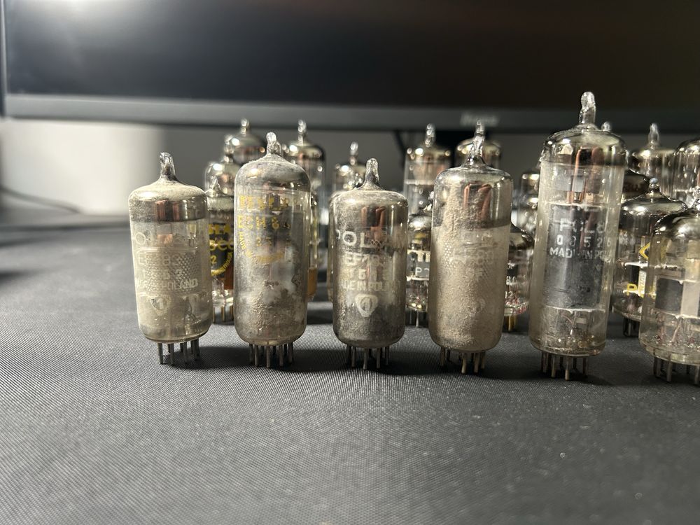 Lampy elektronowe: audio, E88CC, E55L, POLAMP, TESLA, TELEFUNKEN