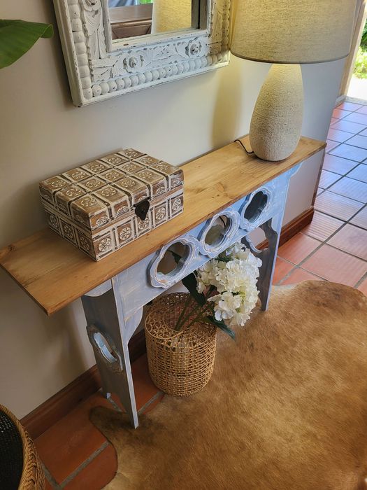 consola, aparador, mesa, movel, rustico