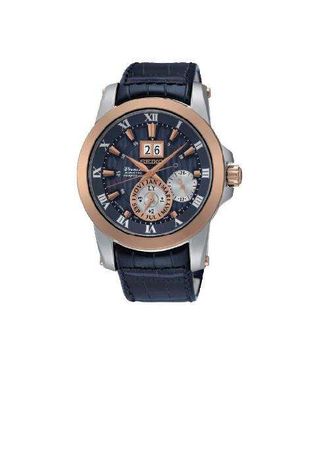 Relógio Seiko SNP126P1 Premier Kinetic Homem – Novak Edition