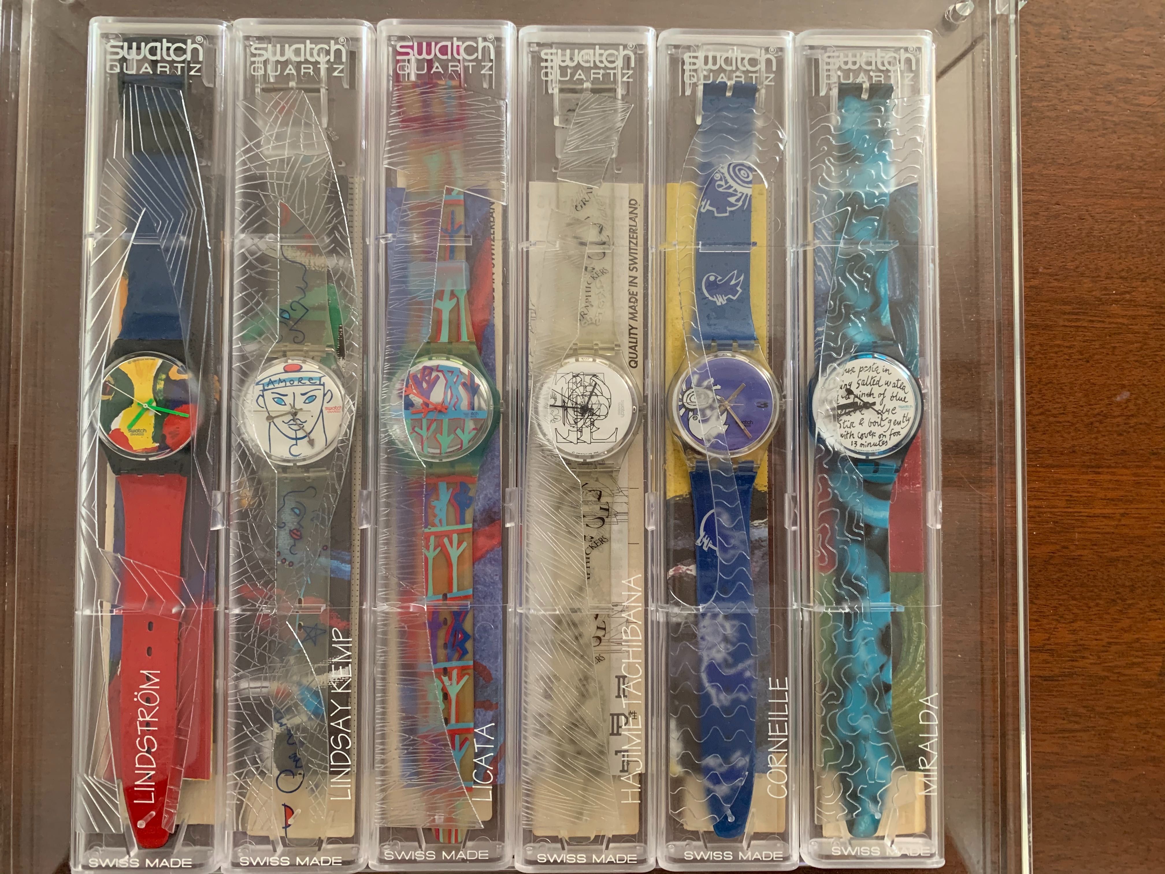 Swatch colecção artist 95 (6relógios)