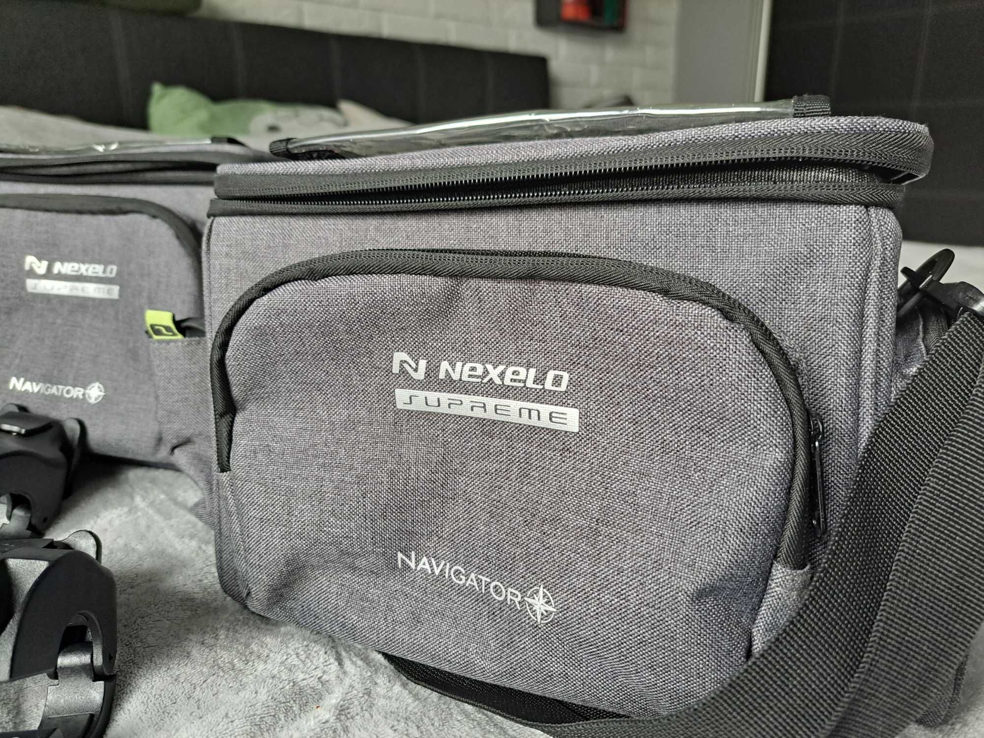 Super torba na kierownicę Nexelo Supreme Navigator z mapnikiem.