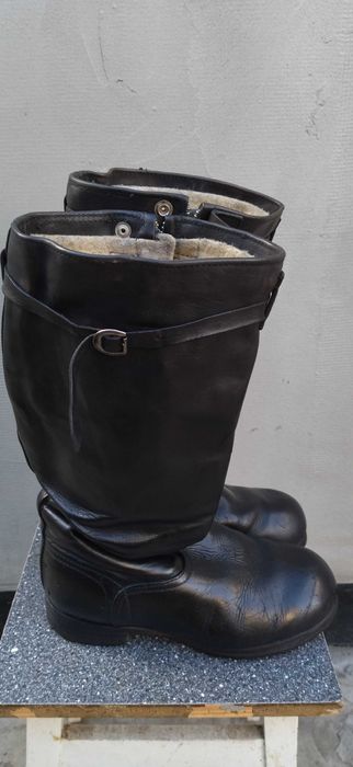 Чоботи ялові, на міху, блискавка. ссср, військ. авіація. р 41.5. Обмін