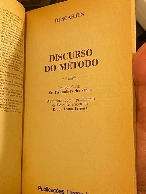 DESCARTES – O Discurso do Método