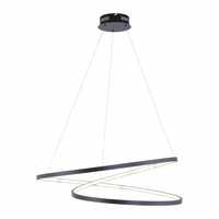 Wisząca czarna lampa śr 55 cm ROMAN led Paul Neuhaus 2472-13 nowość zw