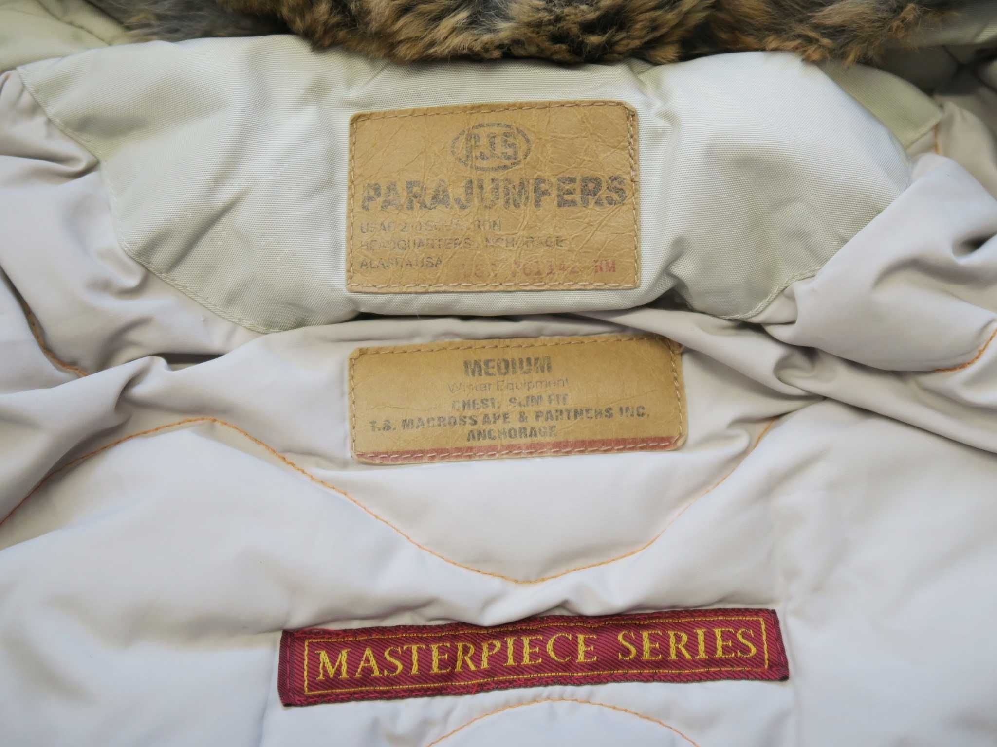 Parajumpers Masterpiece Series kurtka zimowa puchowa z karabińczykami