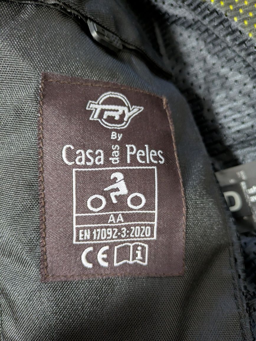 Casaco Motard Pele