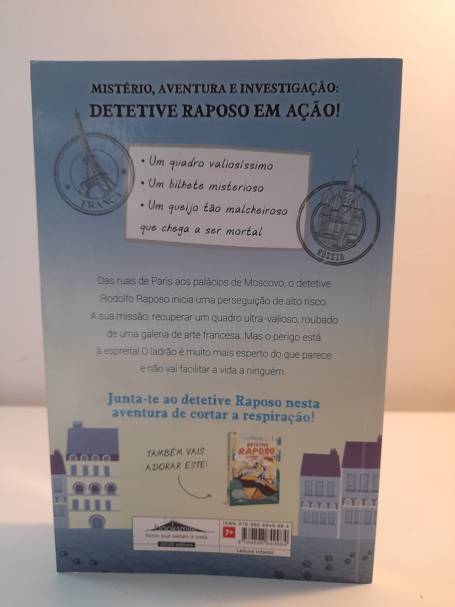 Livro "Detetive Raposo Encontro com o Perigo" de Adam Frost