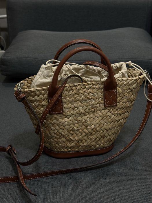 MANGO сумка плетена