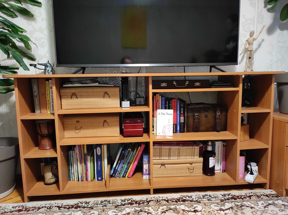 стеллаж під книги, тумба під телевізор