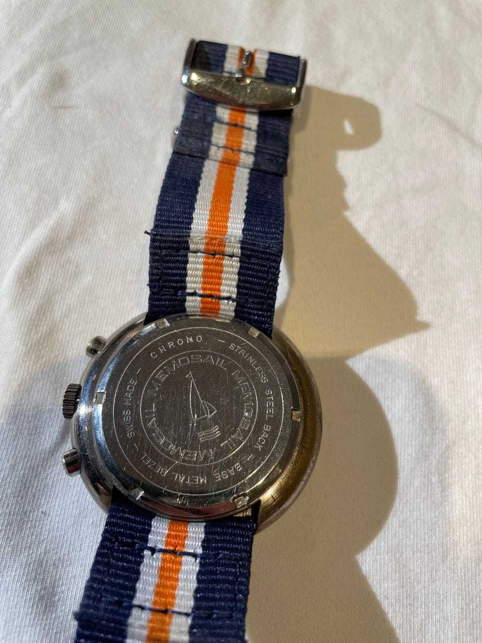 Vintage Szwajcarski Chronograf VJ7737 Memosail Regatta