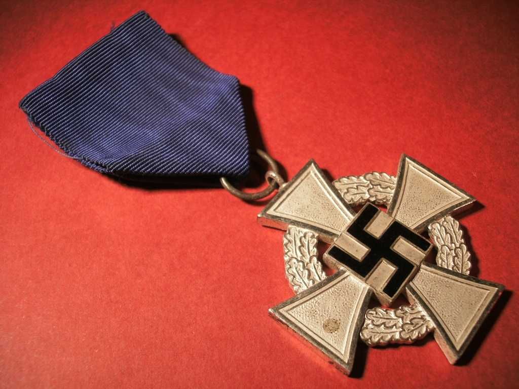 Medalha Faithful Service 25 years - 3º Reich - Alemanha - WW2