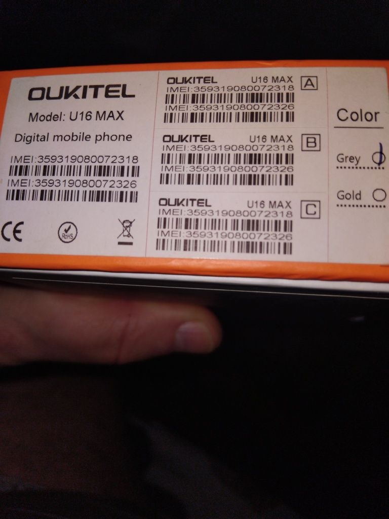 Продам смарфон OUKITEL U16MAX
