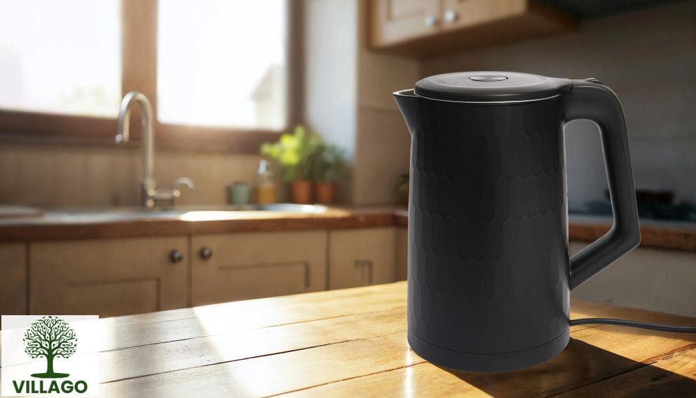NOWY CZAJNIK Villago Elektryczny 1.8l 1500W bezprzewodowy czarny
