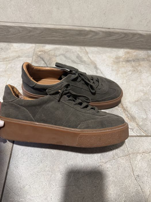 Кеди zara замшеві