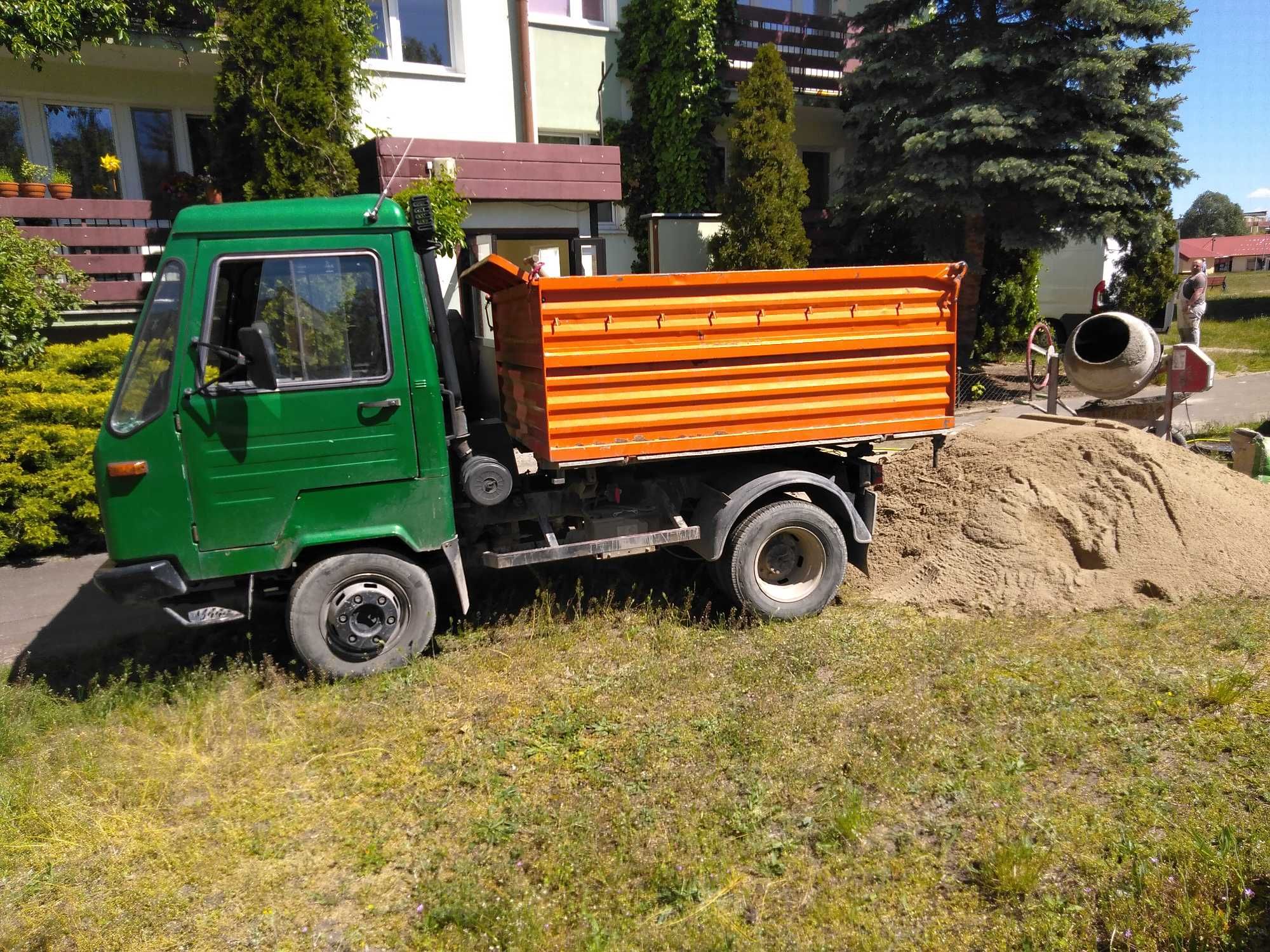 Transport multicar - żwir, piasek, beton, gruz, podsypka