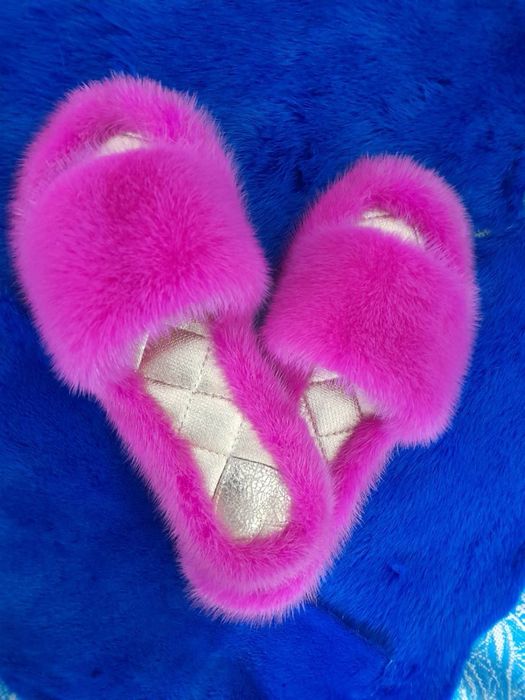 Меховые тапочки Размер 36-40