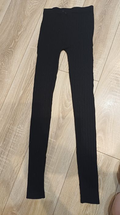 Getry legginsy rajstopowe dzianinowe S
