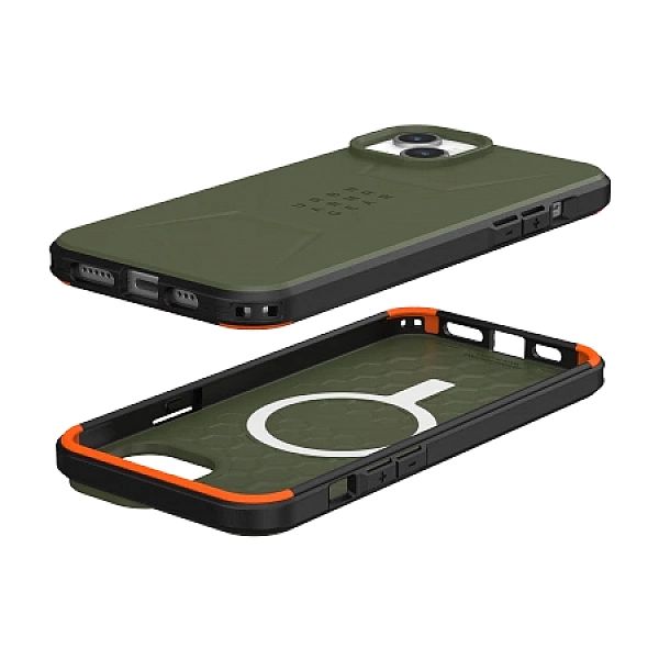 Etui UAG Civilian MagSafe do iPhone 15 Plus - zielone