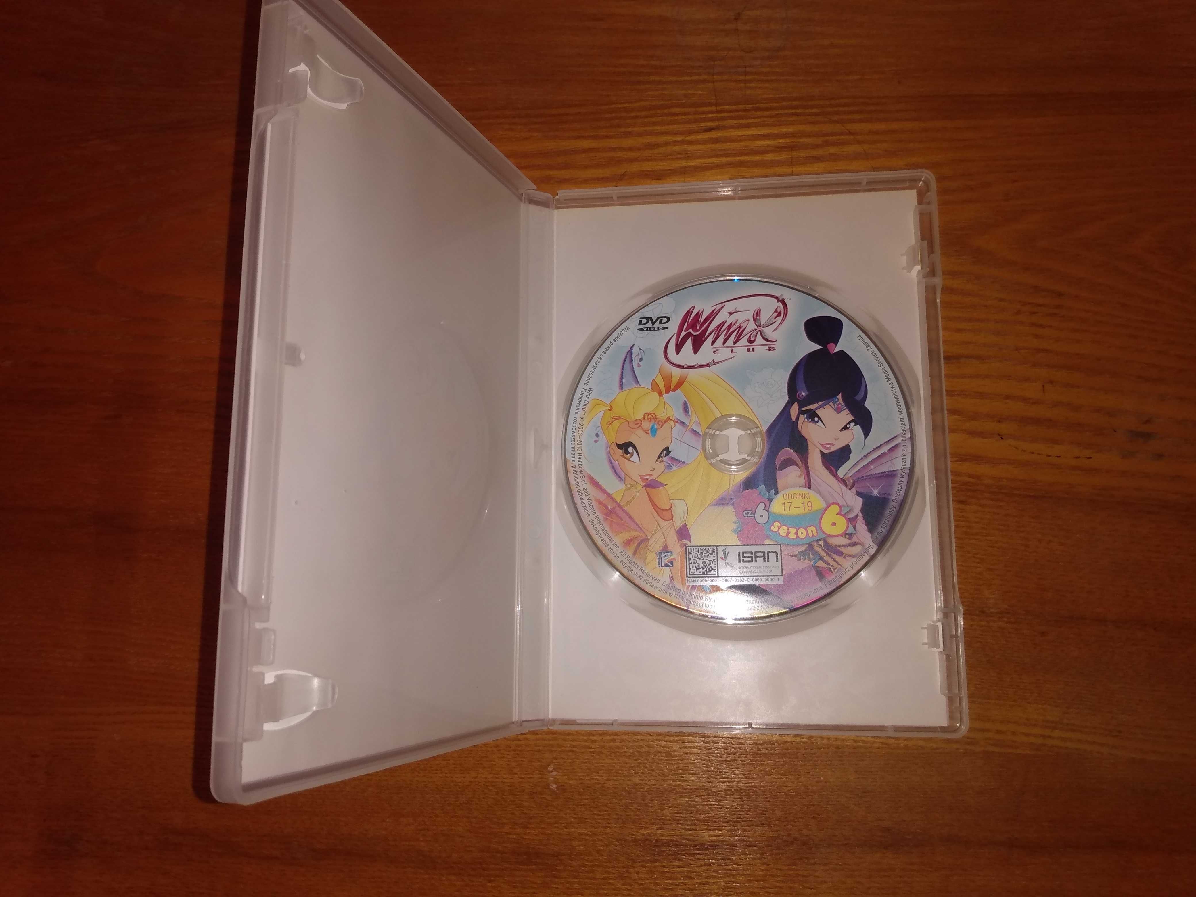 Sprzedam 3 płyty DVD Club Winx (wróżki) do obejrzenia