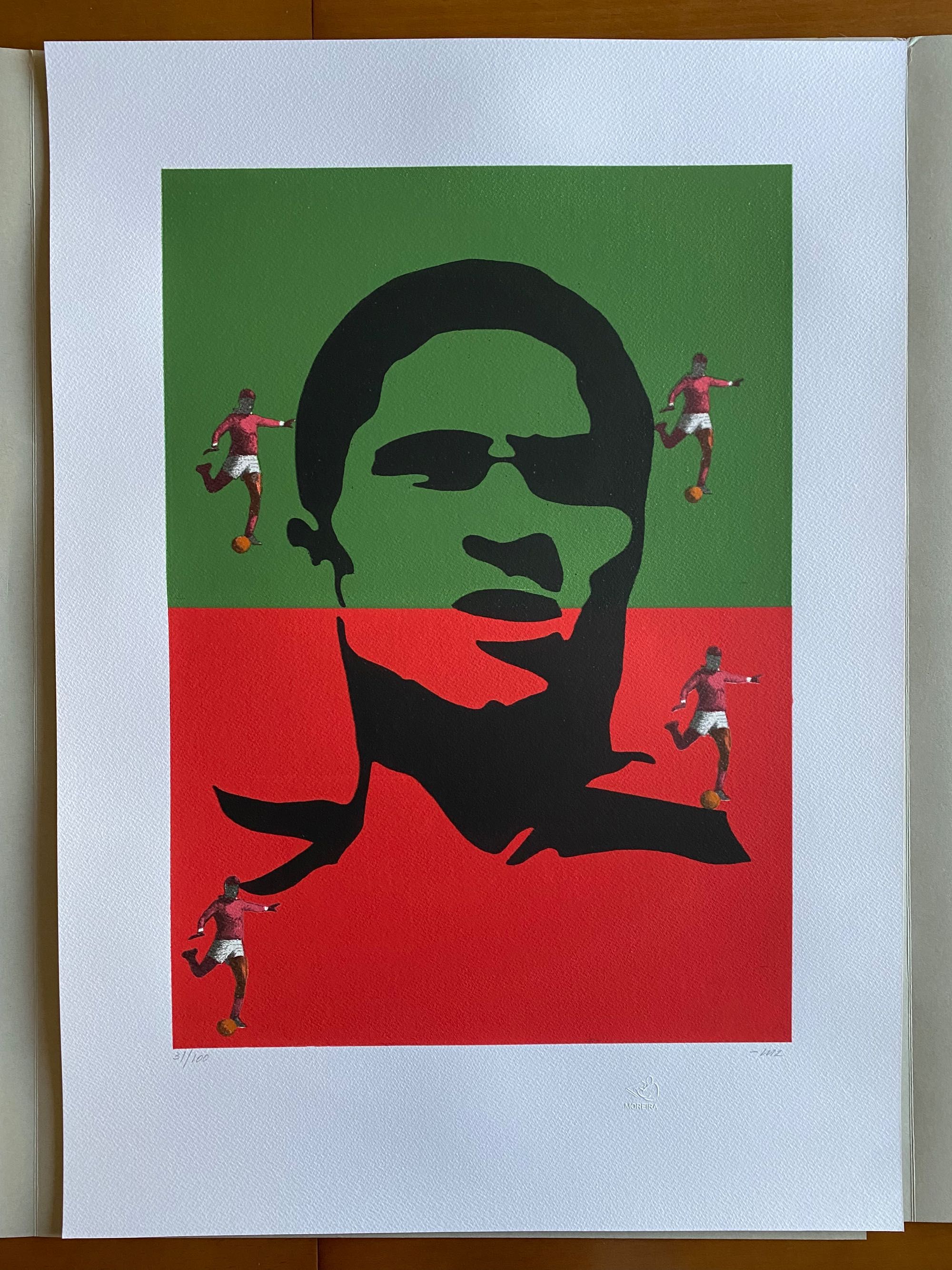 Serigrafia ‘Eusébio’, Alfredo Luz