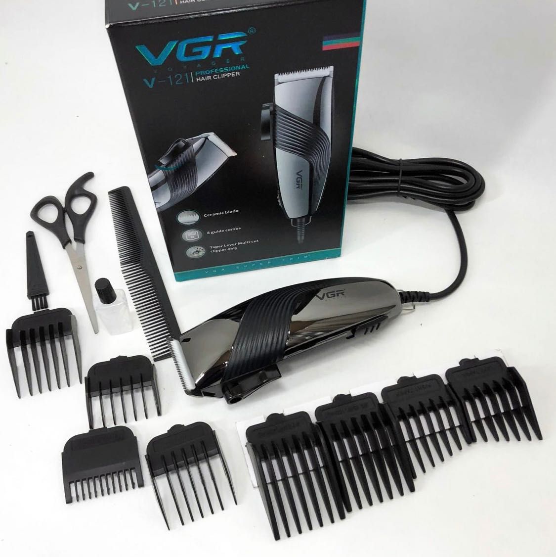 Професійна машинка VGR V-121 провідна машинка для стрижки волосся