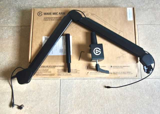 Elgata Wave Podcasting Mic Suspension Boom Arm