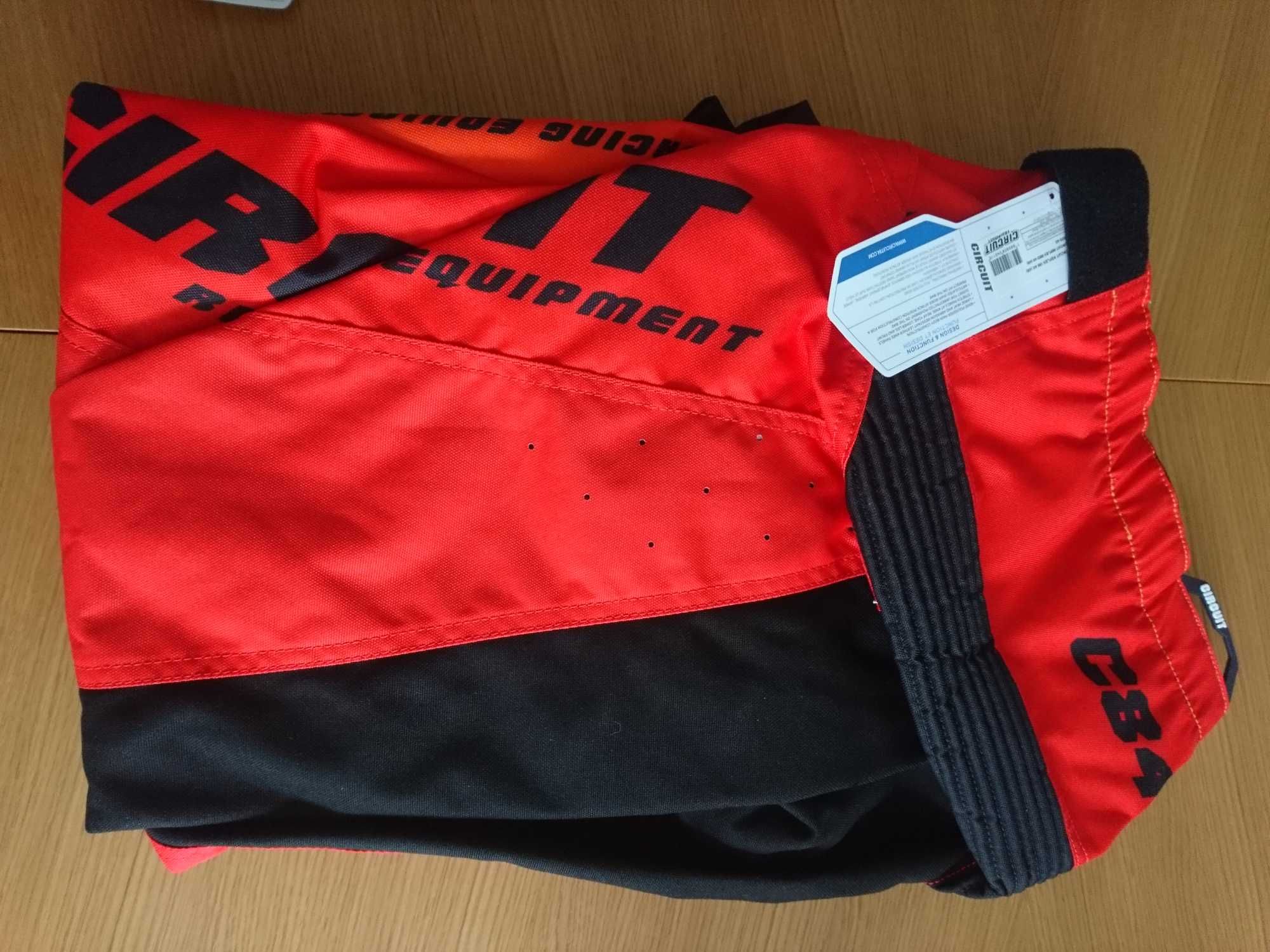 spodnie koszulka CIRCUIT Equipment mx cross enduro mtb L
