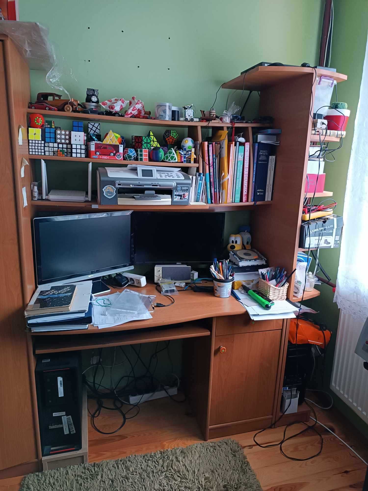 Meblościanka + GRATIS Candy BRW - olcha miodowa