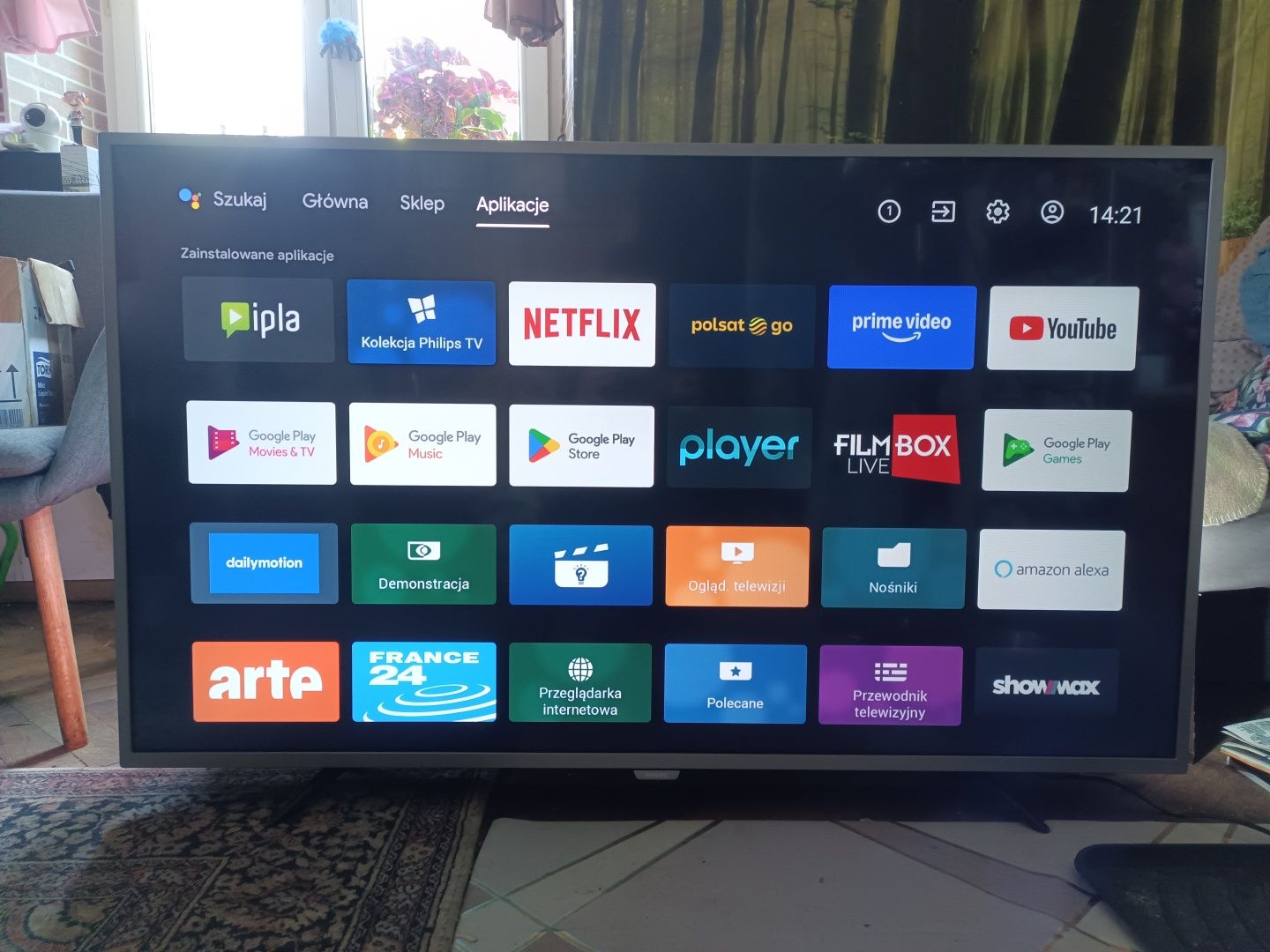 Tv Philips 55" 4K ANDROID DVB-T 2 hevc WiFi UHD HDR telewizor Smart
