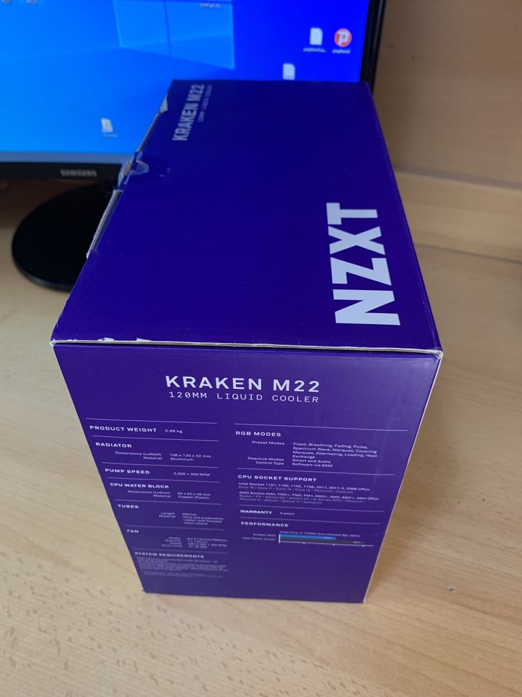 Водяне охолодження NZXT KRAKEN M22 гарантія