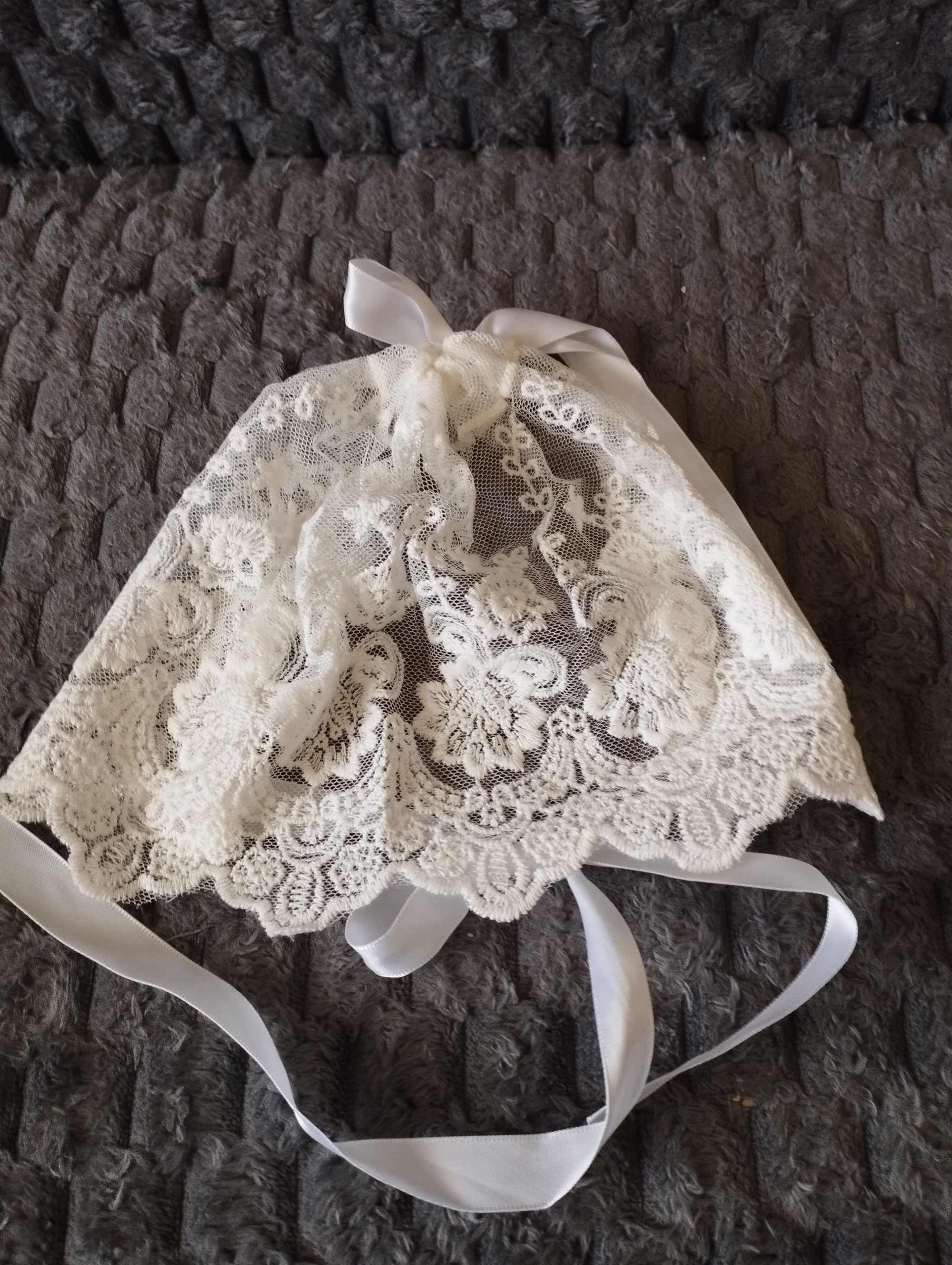Czapeczka koronkowa plus opaski pinup