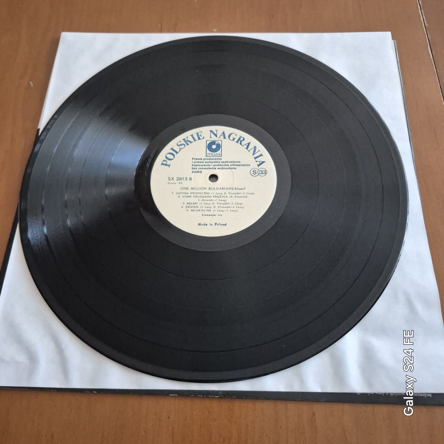 Płyta winylowa/One million Bulgarians-Blues?/1990r/Mint