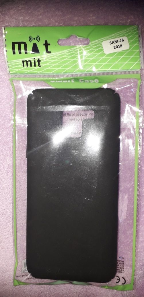Capa preta nova de telemóvel  Samsung J6