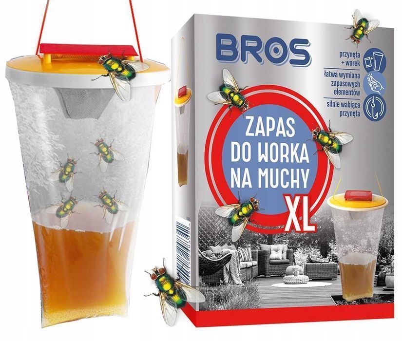 Bros - Zapas Do Worka Na Muchy Xl - 2 Szt.