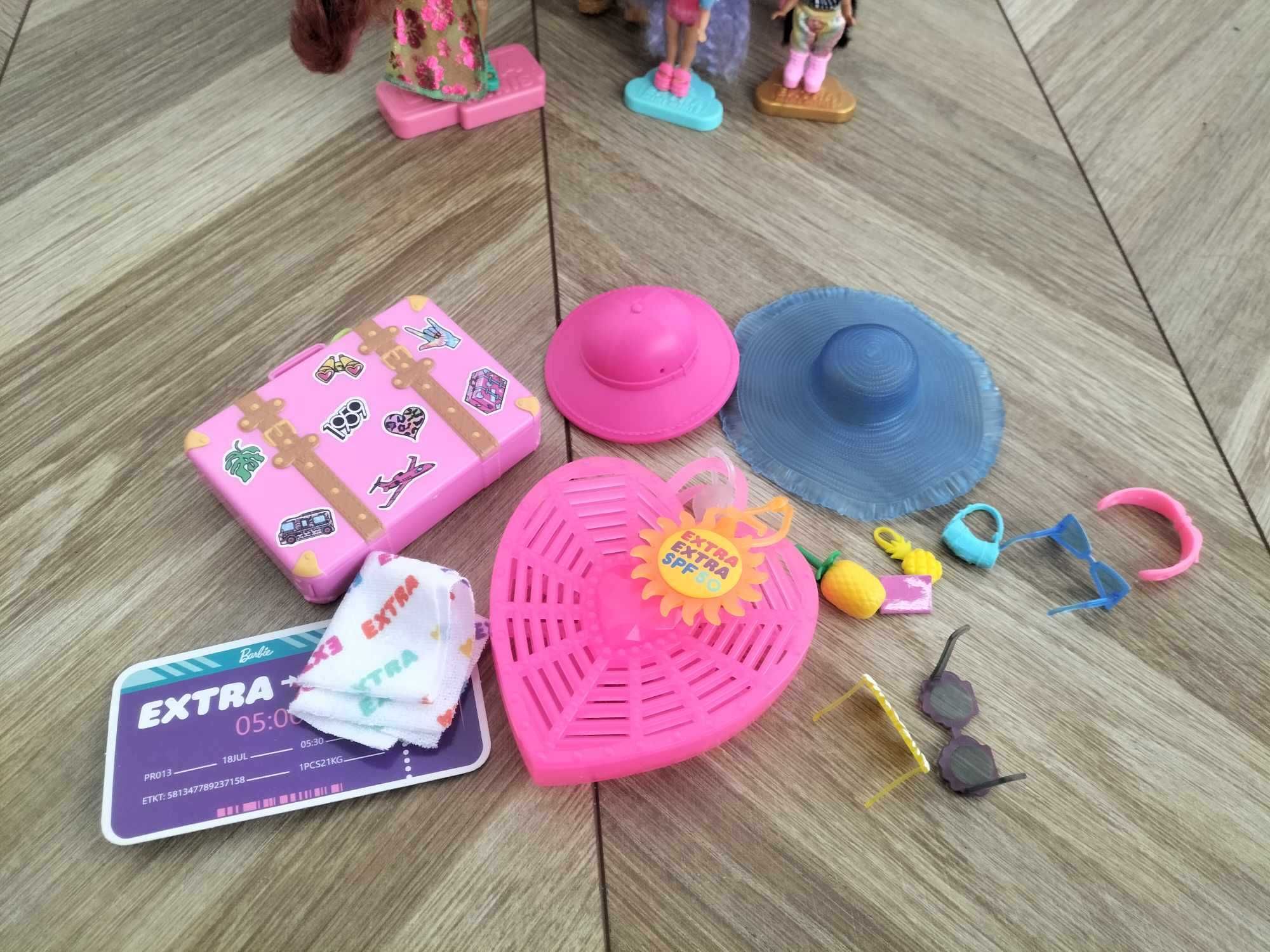 Barbie Extra Fly Lalka Safari minis mini zestaw kolekcjonerskie