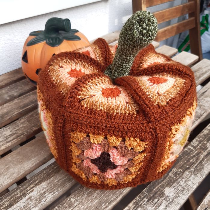 Dynia szydełkowa duża handmade ozdoba
