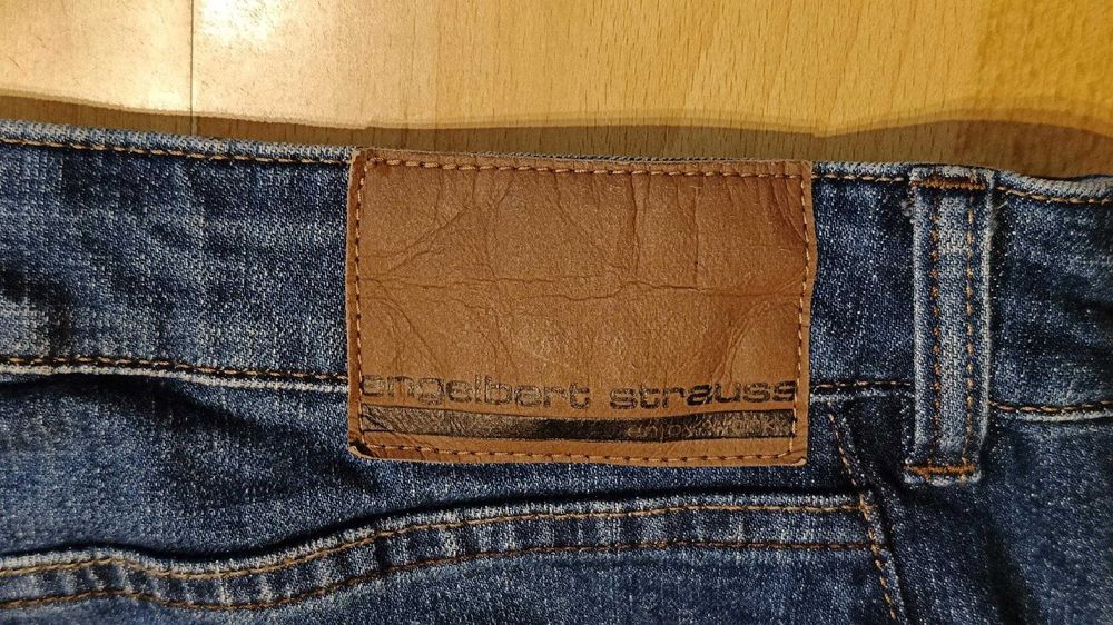 Damskie spodnie jeansowe ENGELBERT STRAUSS 7-kieszeniowe r.XL(44) bdb