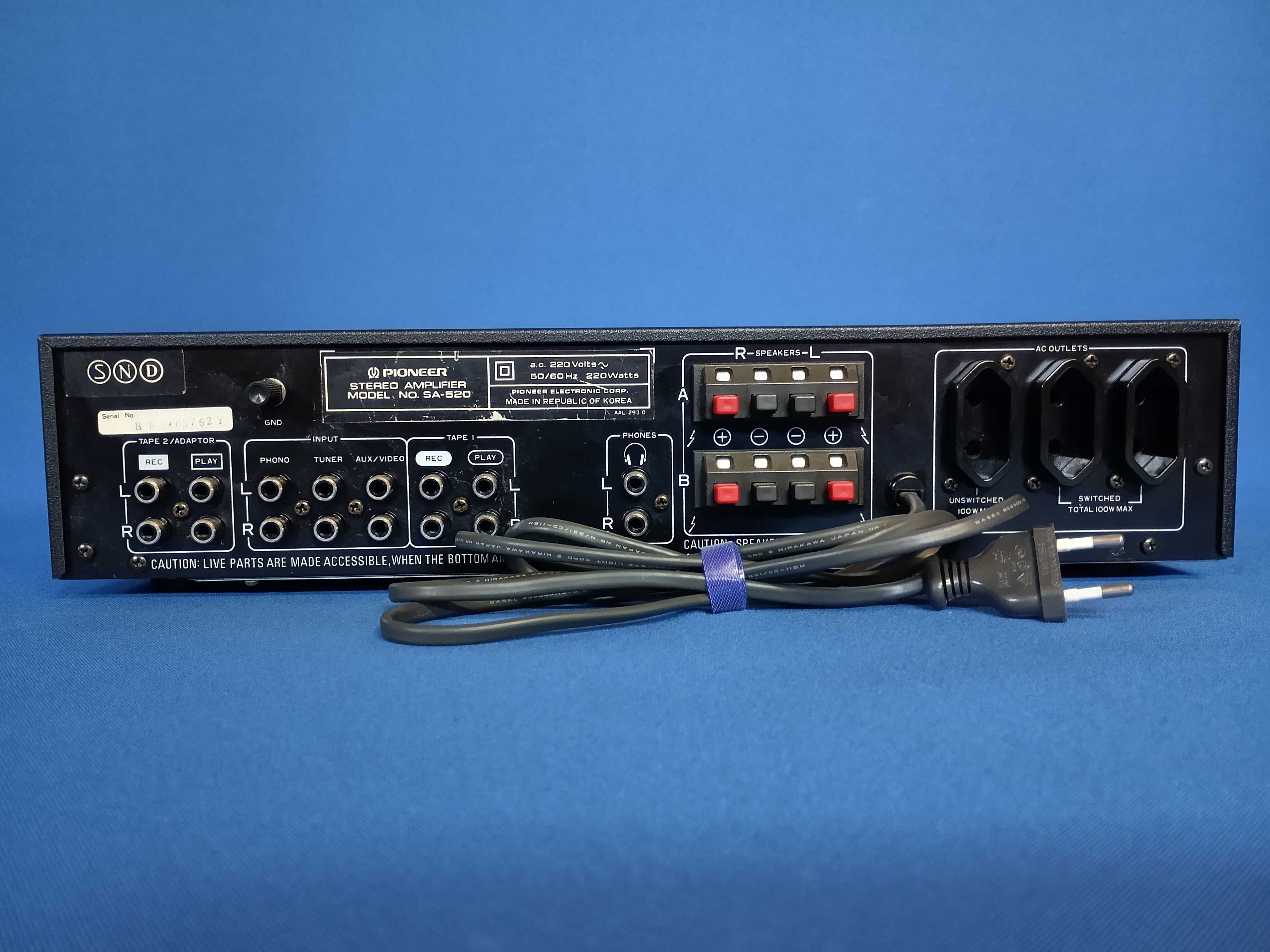 amplificador PIONEER SA 520
