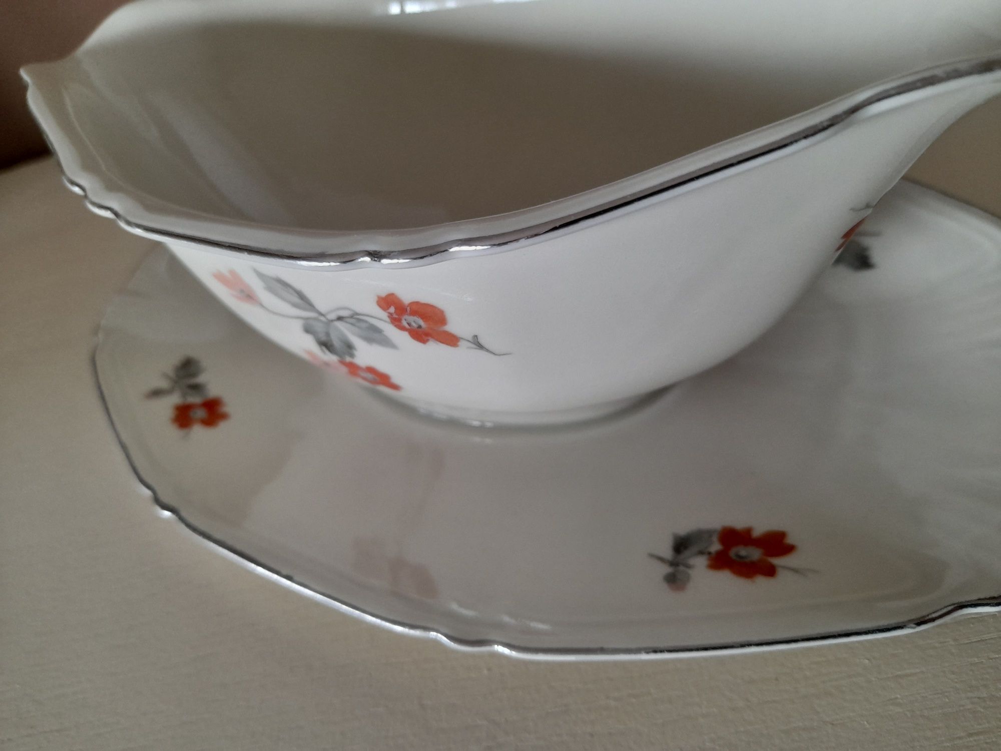 Porcelanowa sosjerka vintage Czechoslovakia