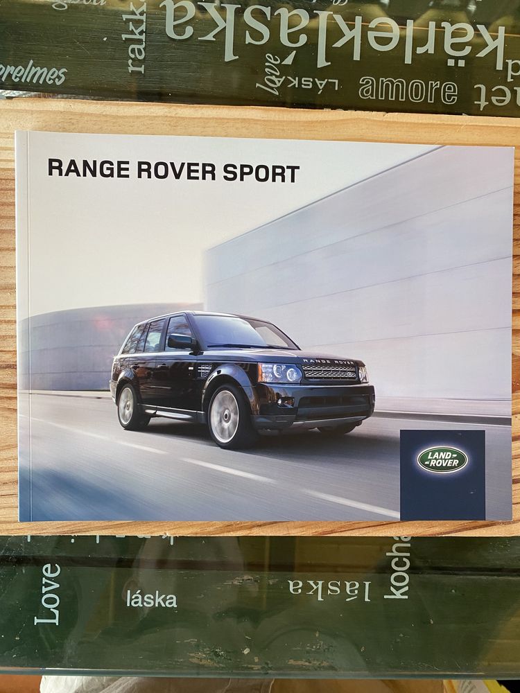 Brochura catálogo Range Rover Sport 2012 versão Portuguesa
