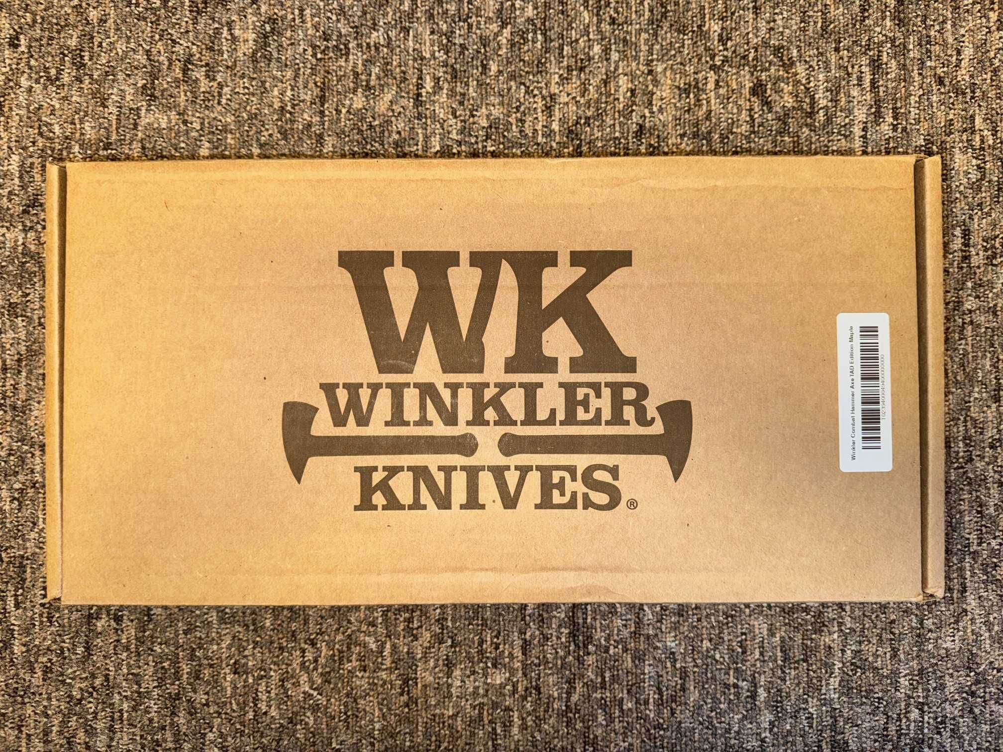Winkler Knives TAD Edition Combat Axe Hammer Maple Wood
