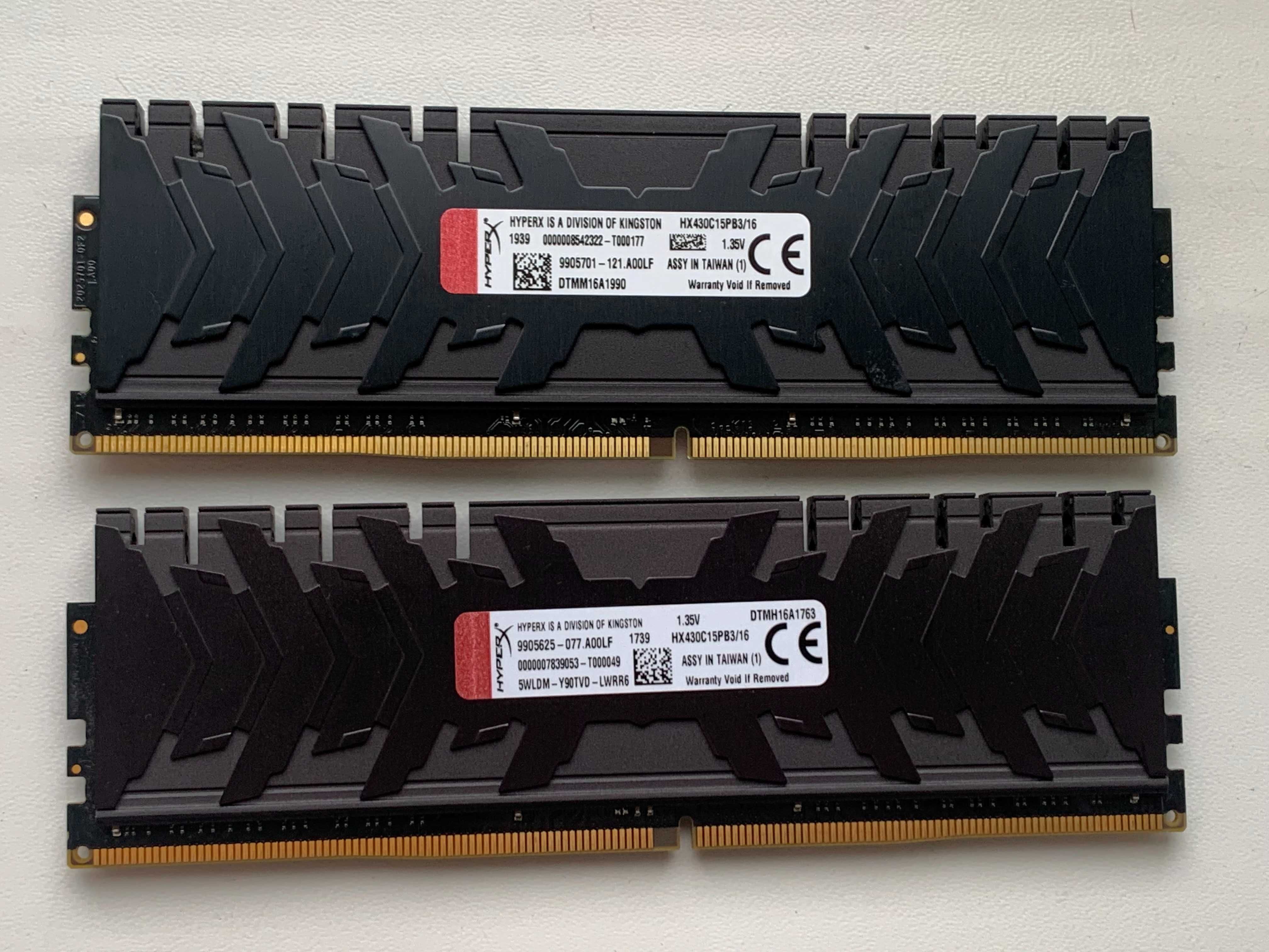 Оперативная память Kingston 32 GB (2x16GB) DDR4 (HX430C15PB3/16 )