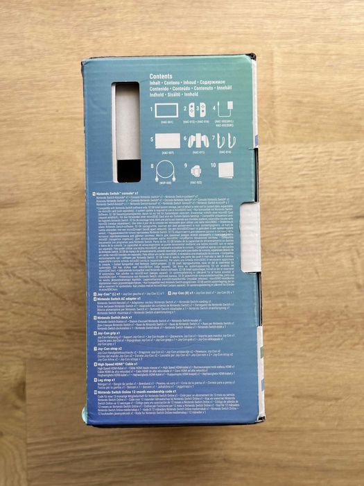 Caixa Nintendo Switch