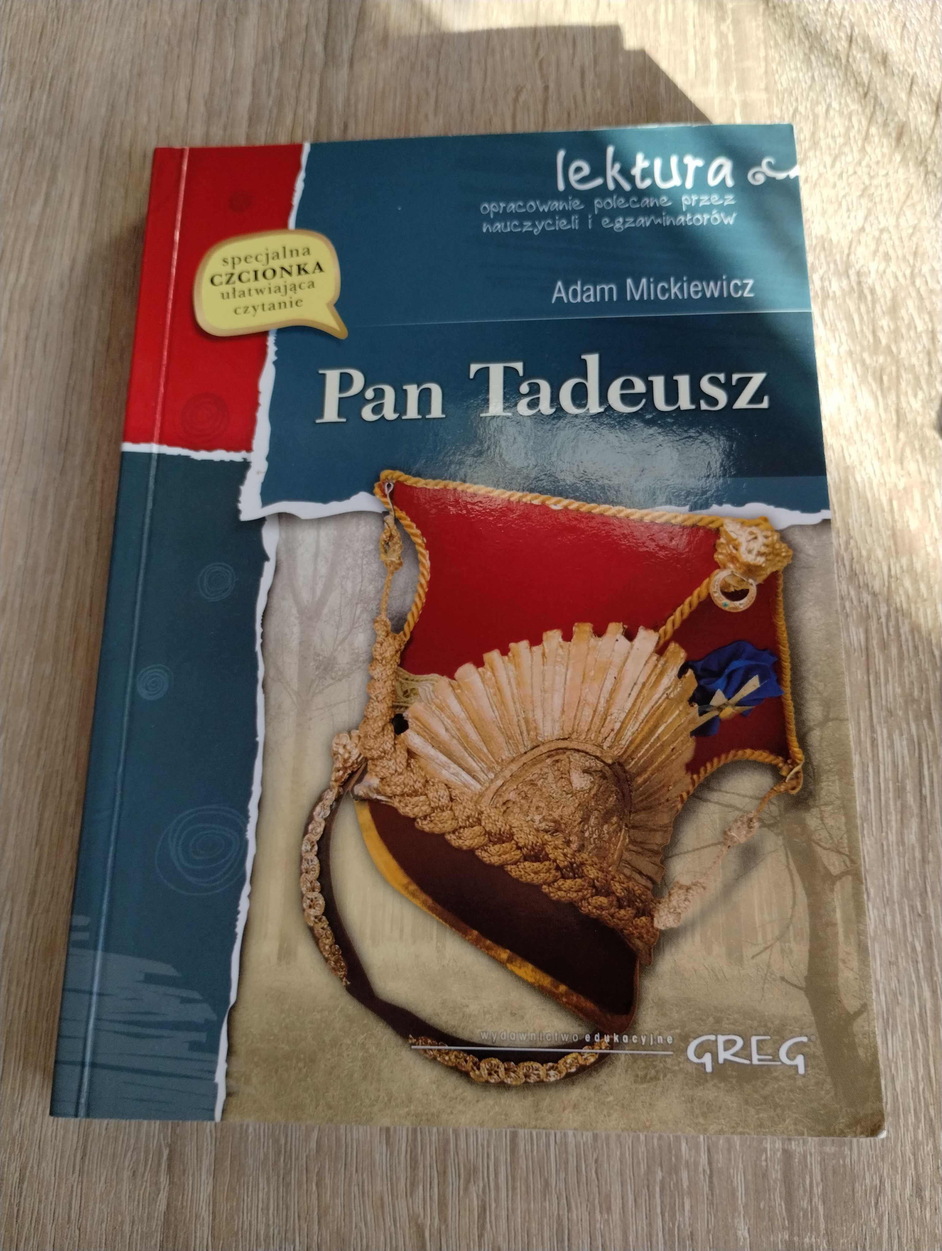 Pan Tadeusz Adam Mickiewicz z opracowaniem