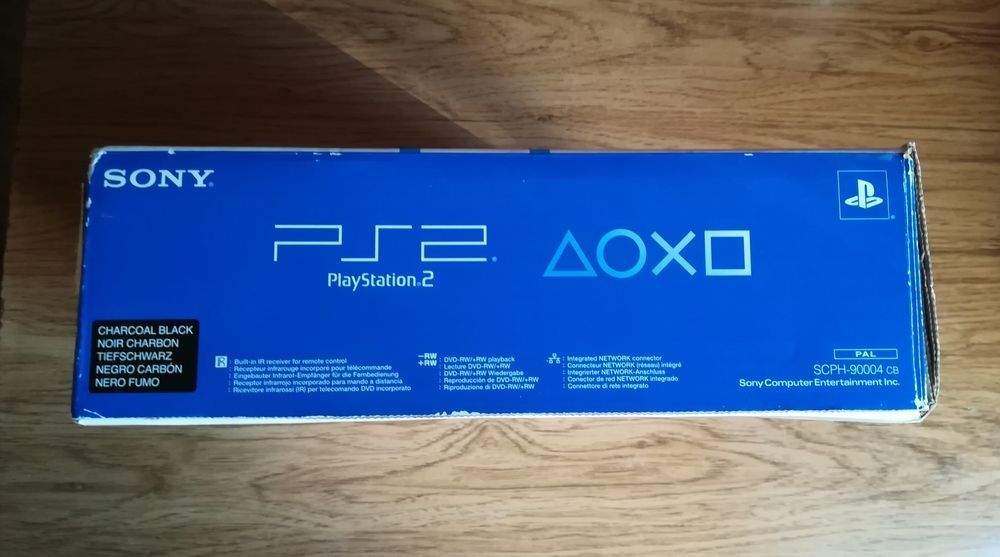 PS2 Slim SCPH-90004 Pad Pudełko Plomba Konsola PAL Unikat