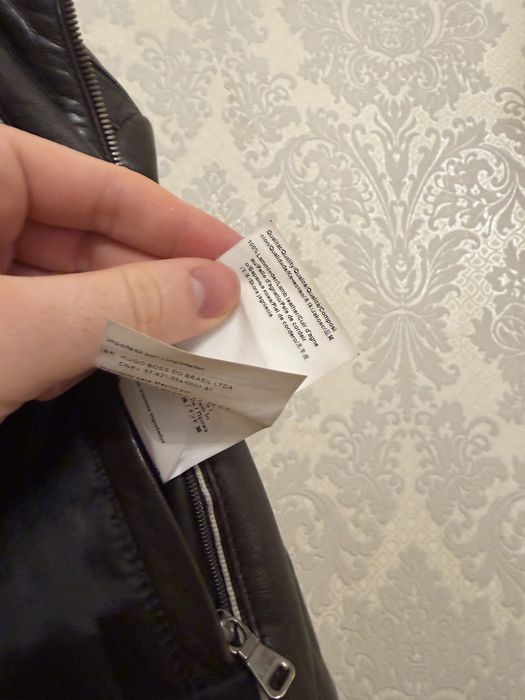 Hugo Boss куртка шкіряна чоловіча