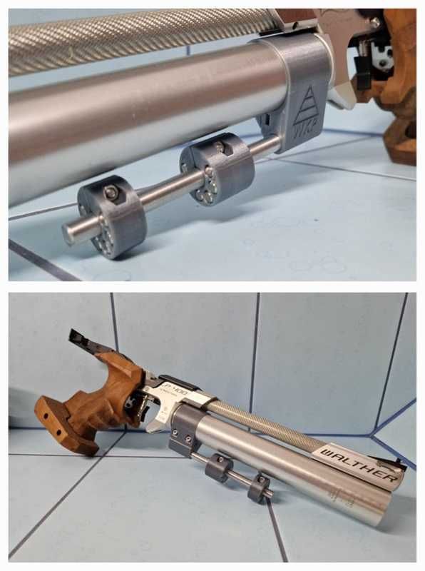 Belka z obciążnikami do pistoletów PCP CO2 Walther Morini SAM FWB
