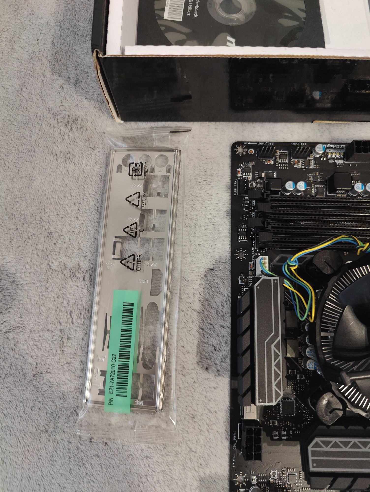 MSI B250 PC MATE+i5-7600K+Chlodzenie